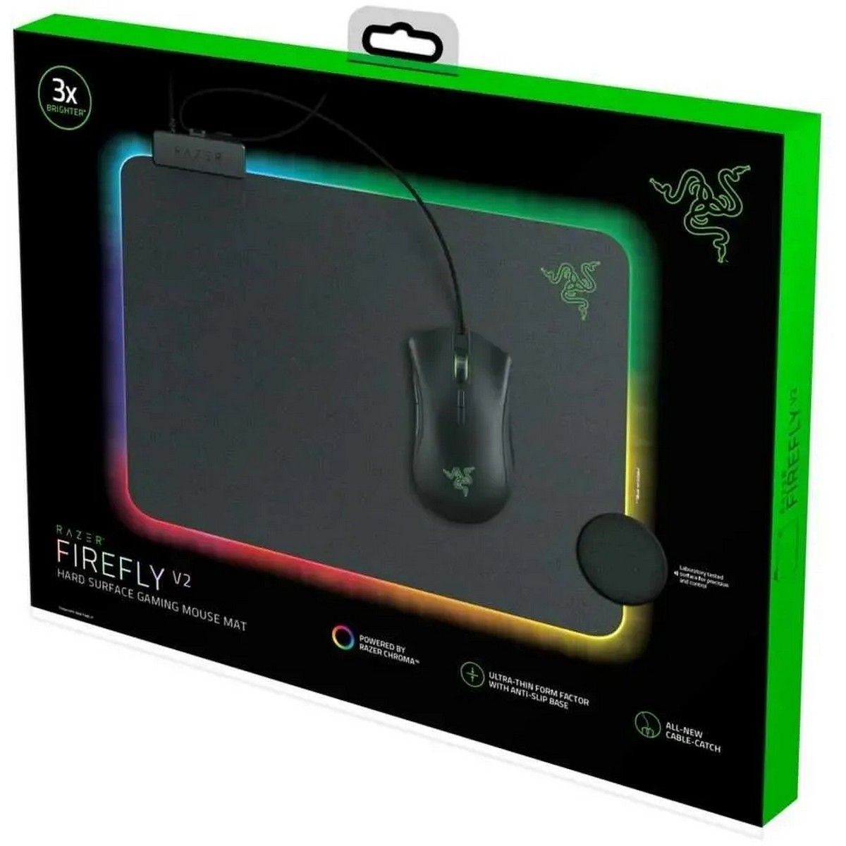 Коврик Razer Firefly V2 Hard Surface Mouse Mat with Chroma