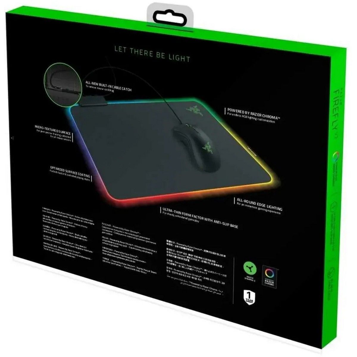 Коврик Razer Firefly V2 Hard Surface Mouse Mat with Chroma