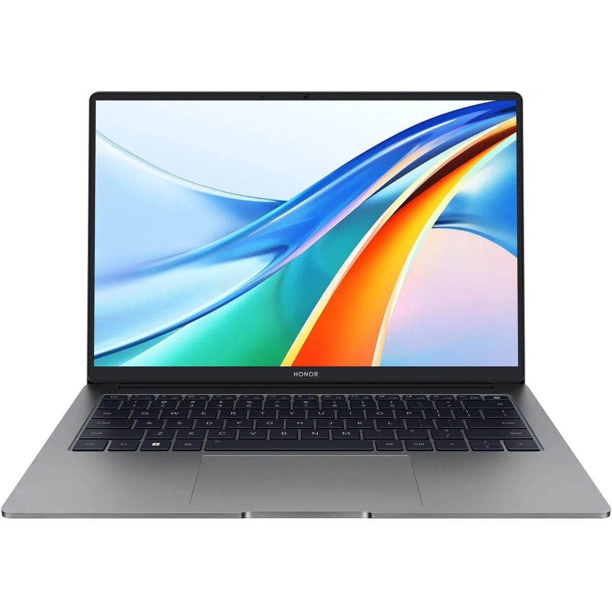 Ноутбук HONOR MagicBook X 14 FRI-H56 AMD Ryzen 5 7640HS/16Gb/SSD512Gb/14"/IPS/WUXGA/1920x1200/60Hz/NoOS/Grey (5301AKAU)