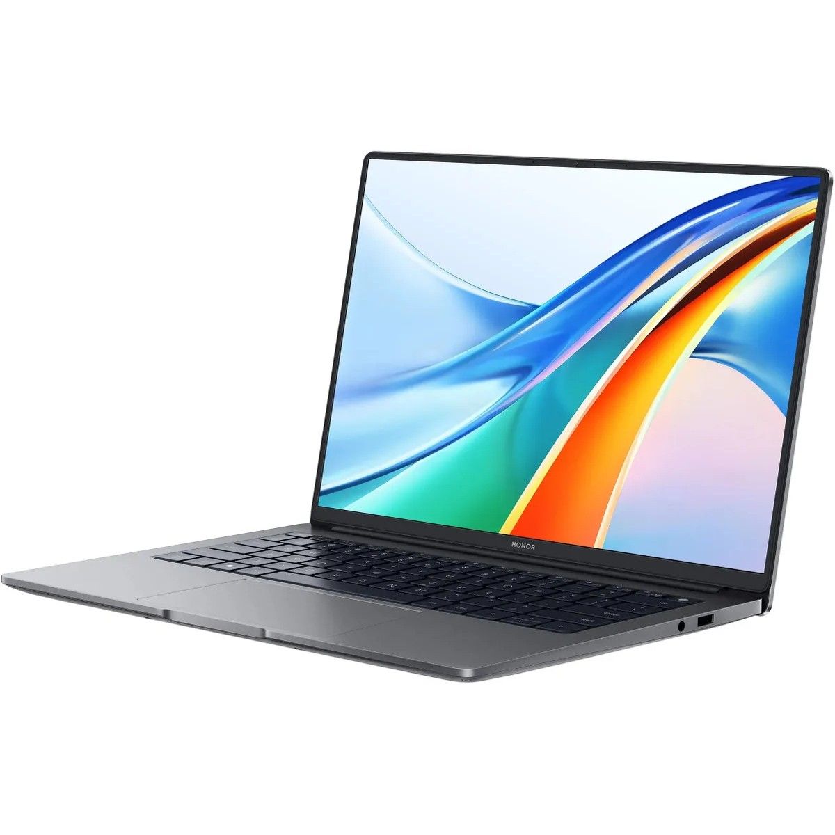 Ноутбук HONOR MagicBook X 14 FRI-H56 AMD Ryzen 5 7640HS/16Gb/SSD512Gb/14"/IPS/WUXGA/1920x1200/60Hz/NoOS/Grey (5301AKAU)