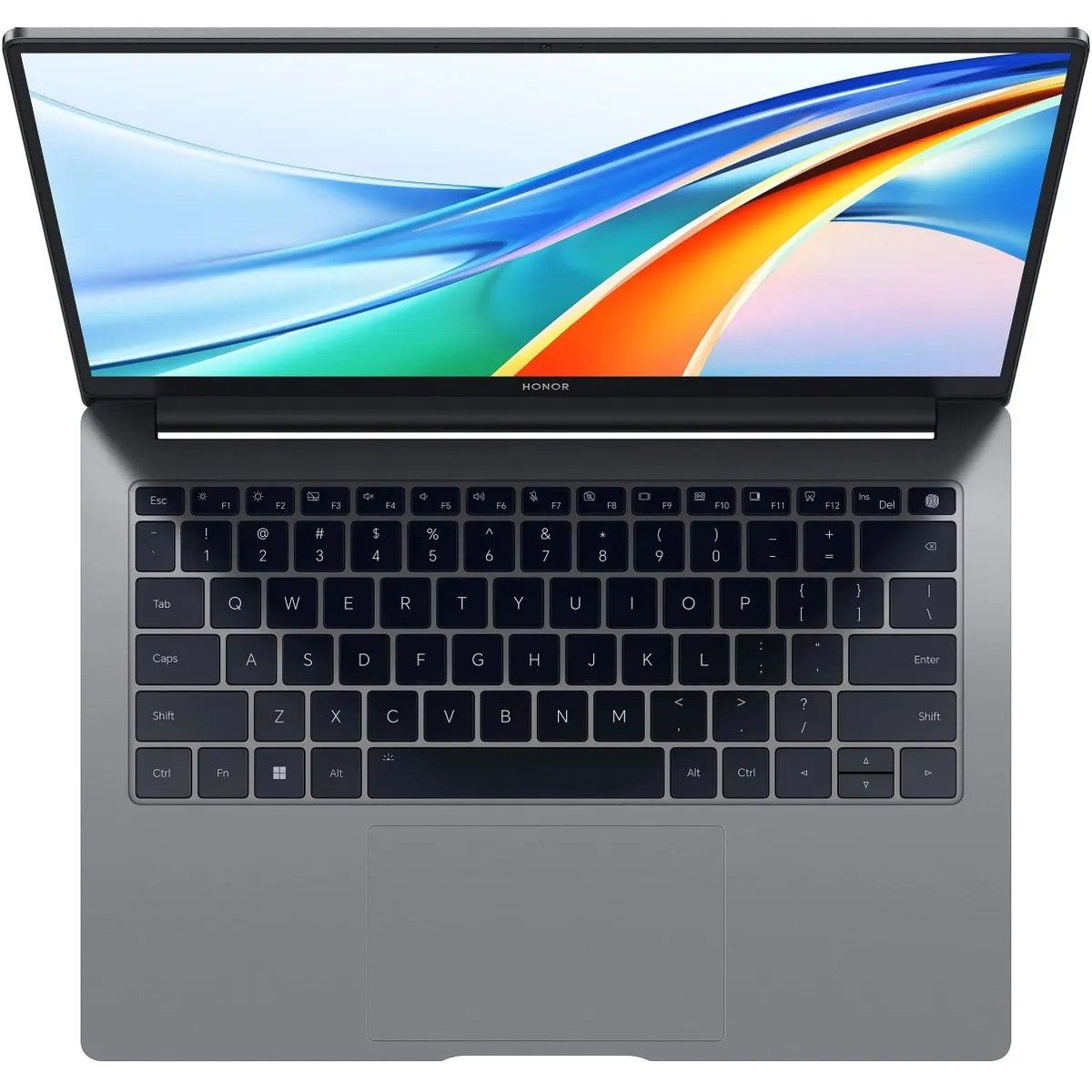Ноутбук HONOR MagicBook X 14 FRI-H56 AMD Ryzen 5 7640HS/16Gb/SSD512Gb/14"/IPS/WUXGA/1920x1200/60Hz/NoOS/Grey (5301AKAU)