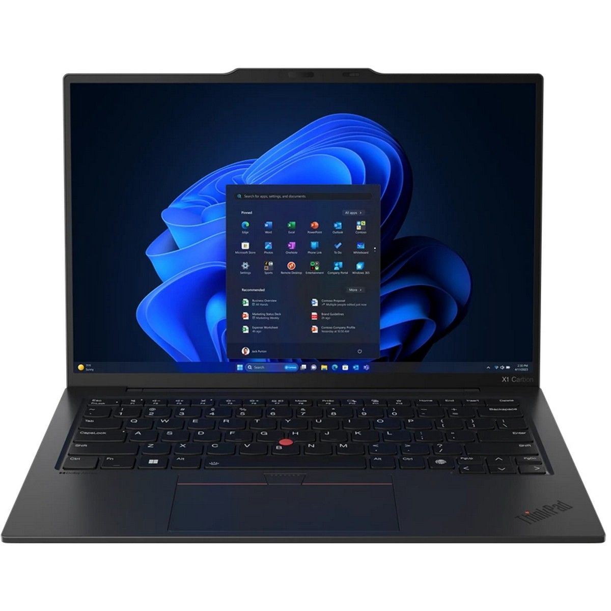 Ноутбук Lenovo ThinkPad X1 Carbon Gen 12 Intel Core Ultra 7 155U/16Gb/SSD512Gb/14"/IPS/FHD+/60Hz/Win11Pro/black (21KC0050RT)