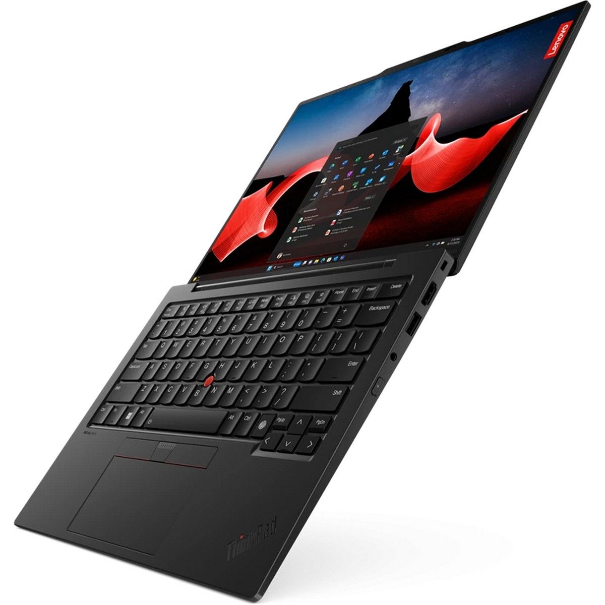 Ноутбук Lenovo ThinkPad X1 Carbon Gen 12 Intel Core Ultra 7 155U/16Gb/SSD512Gb/14"/IPS/FHD+/60Hz/Win11Pro/black (21KC0050RT)