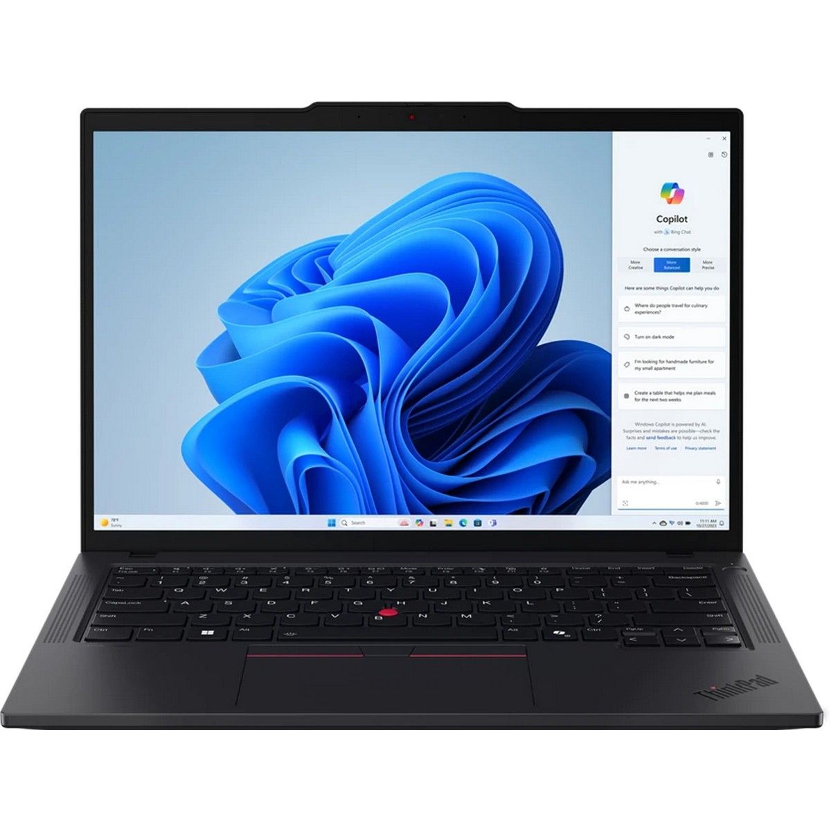 Ноутбук Lenovo ThinkPad T14 G5 Intel Core Ultra 5 125U/16Gb/SSD512Gb/14"/IPS/FHD+/60Hz/NoOS/black (21ML009ERT)