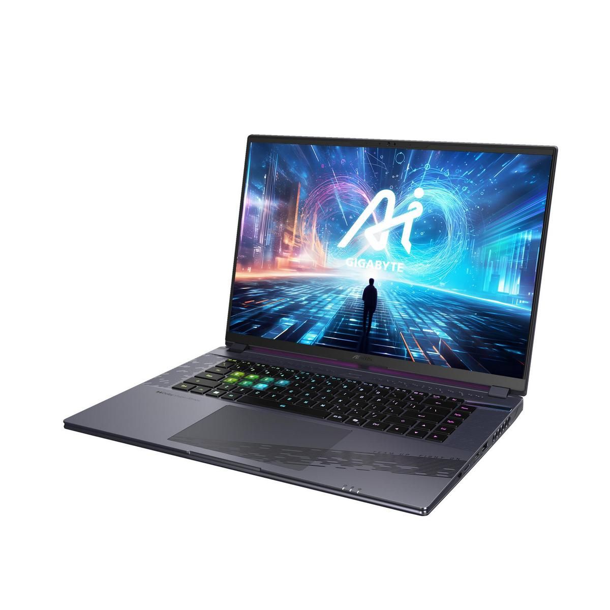 Ноутбук AORUS 16X ASG Intel Core i9-14900HX 32Gb/SSD1Tb/RTX 4070 8Gb/16"/IPS/QHD+/165Hz/Win11/Grey (ASG-63KZC64SH)