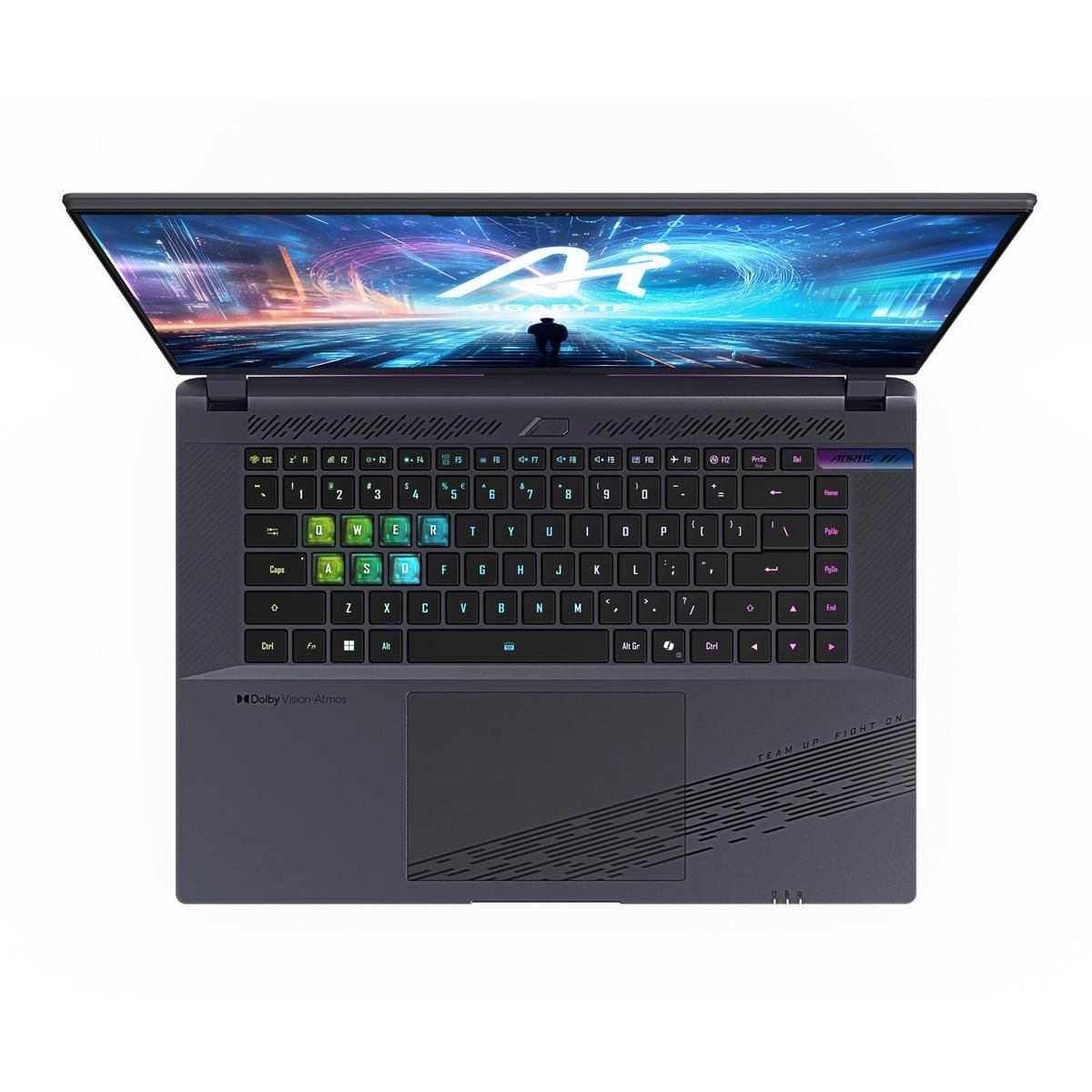 Ноутбук AORUS 16X ASG Intel Core i9-14900HX 32Gb/SSD1Tb/RTX 4070 8Gb/16"/IPS/QHD+/165Hz/Win11/Grey (ASG-63KZC64SH)