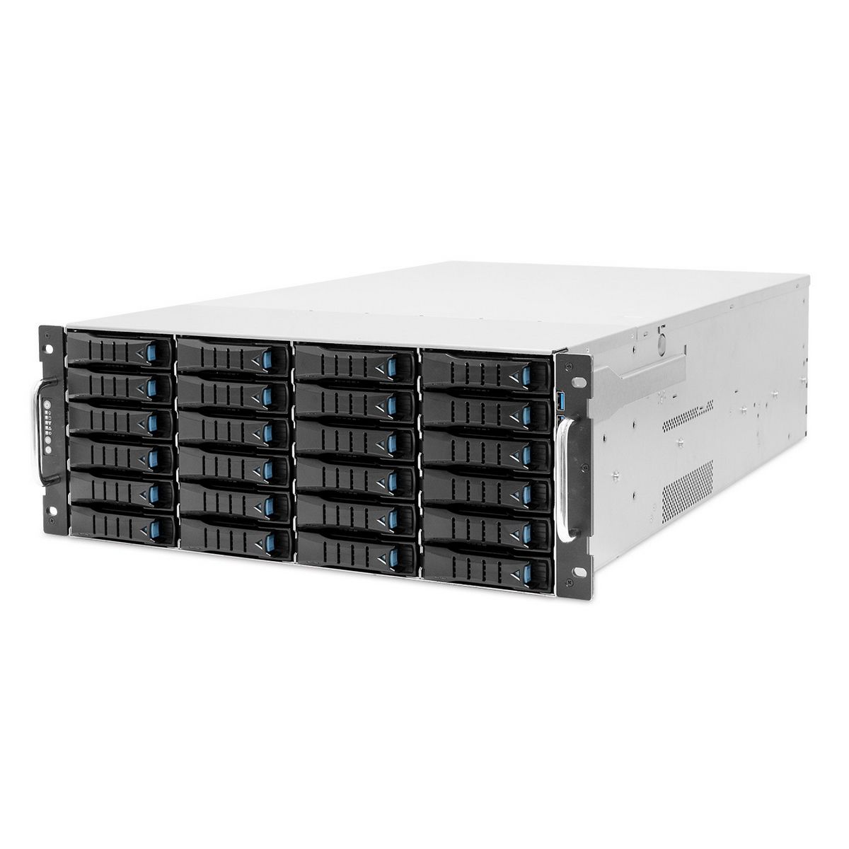 Платформа системного блока AIC SB402-TU_XP1-S402TU02 4U 24 bay, 12G (35X) EOB + 8 bay Tri-mode + 4 bay SAS/SATA, CRPS 1200W 1+1, 2x 7mm hot-swap SATA OS, Tucana motherboard, Intel Lewisburg, DDR4 RDIMM x16, Intel PCH C621A, 1 x GbE dedicate IPMI, 3x PCIe x16 Gen.4, 2x PCIe x8 Gen.4, 1x OCP 3.0 x16 Gen.4, 2x