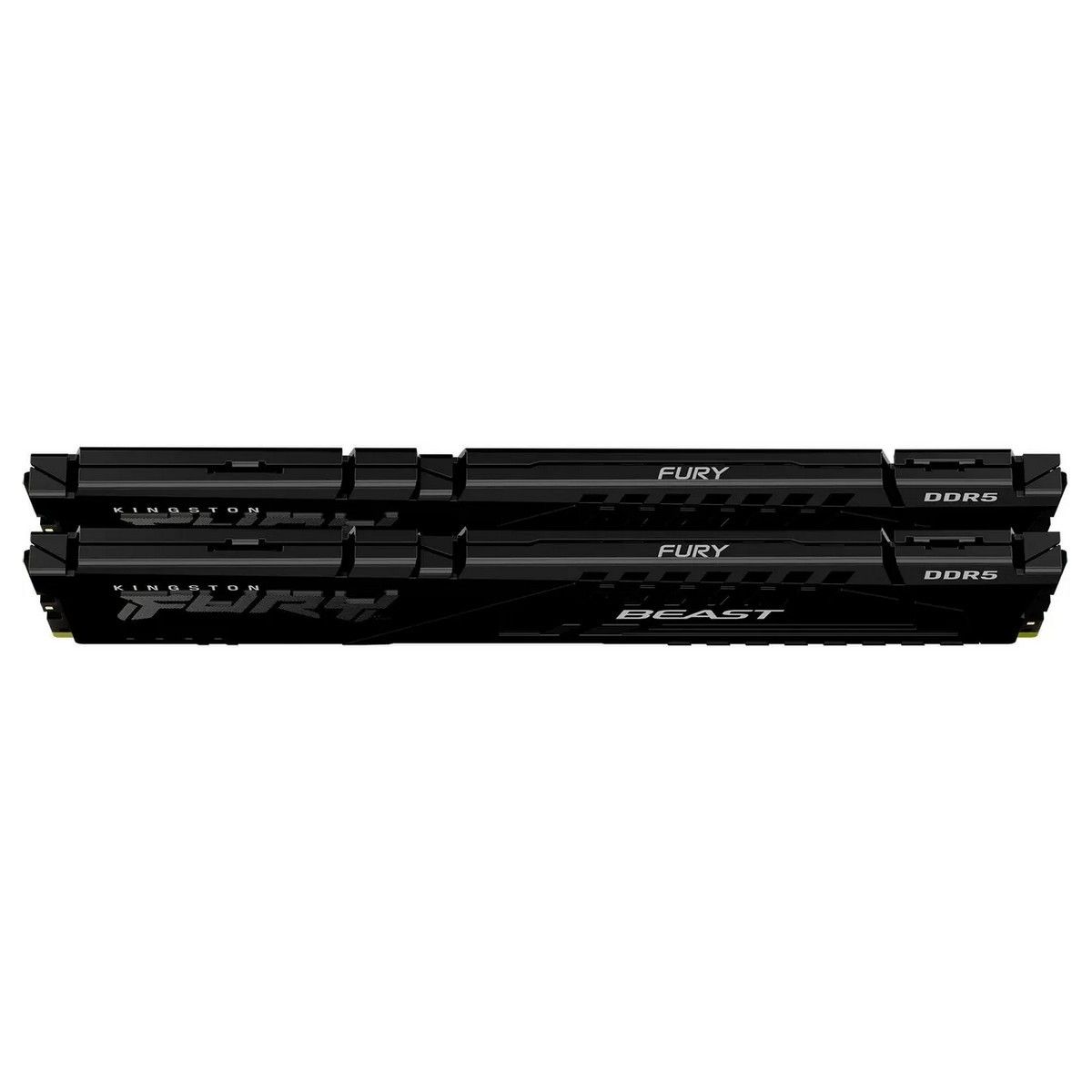 Комплект модулей памяти Kingston 64GB DDR5 6000 DIMM CL30 FURY Beast Black XMP Non-ECC Unbuffered DIMM (Kit of 2) 2RX8 30-36-36 1.4V 288-pin 16Gbit