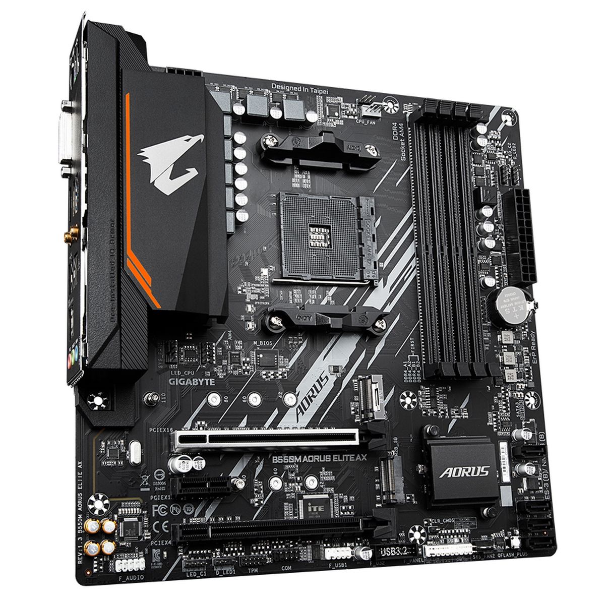 Материнская плата Gigabyte B550M AORUS ELITE AX, RTL