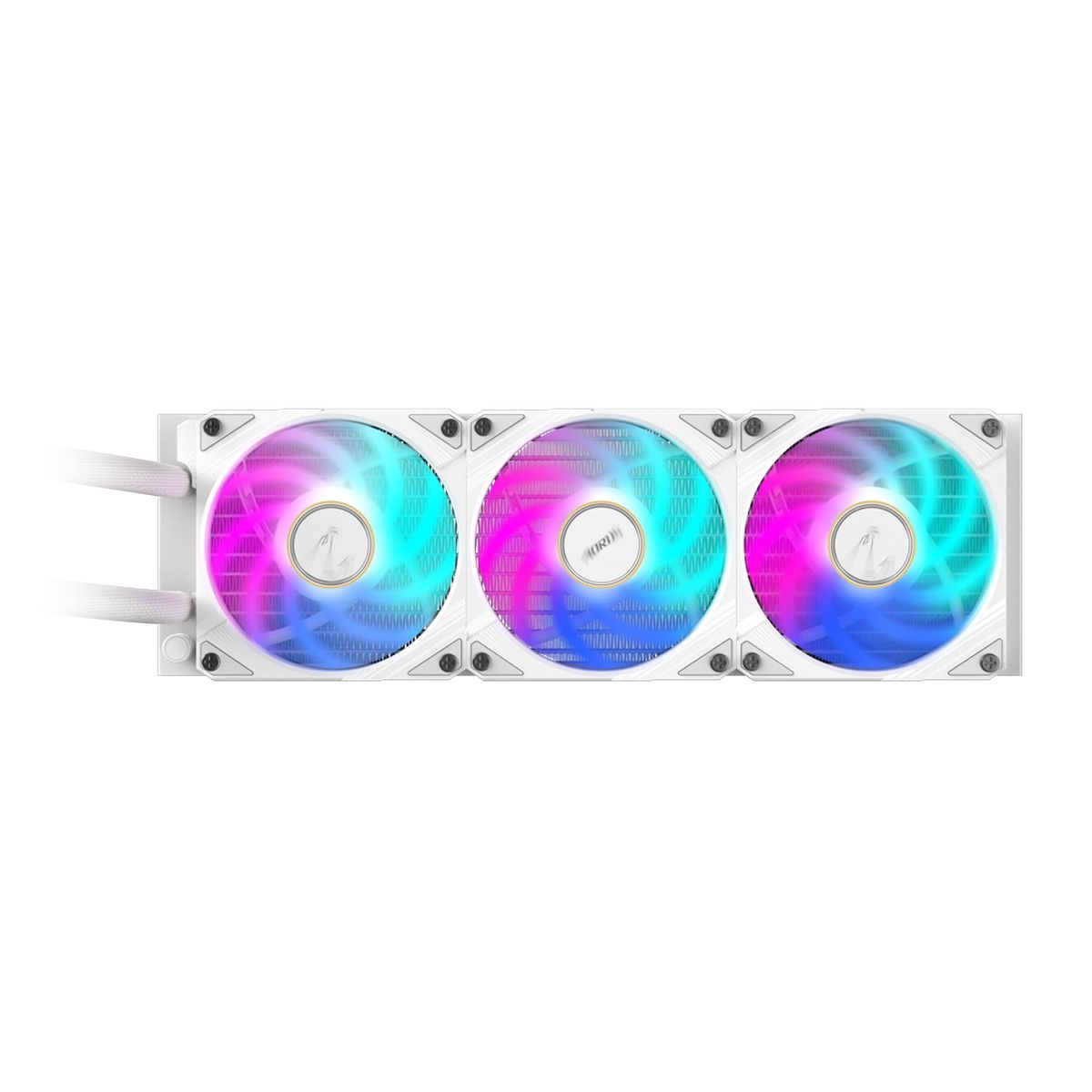 Жидкостная система охлаждения Gigabyte AORUS WATERFORCE X II 360I White, 3 x 120mm ARGB Fan, sTR5, RTL (9JAWTX2360I-00-10)