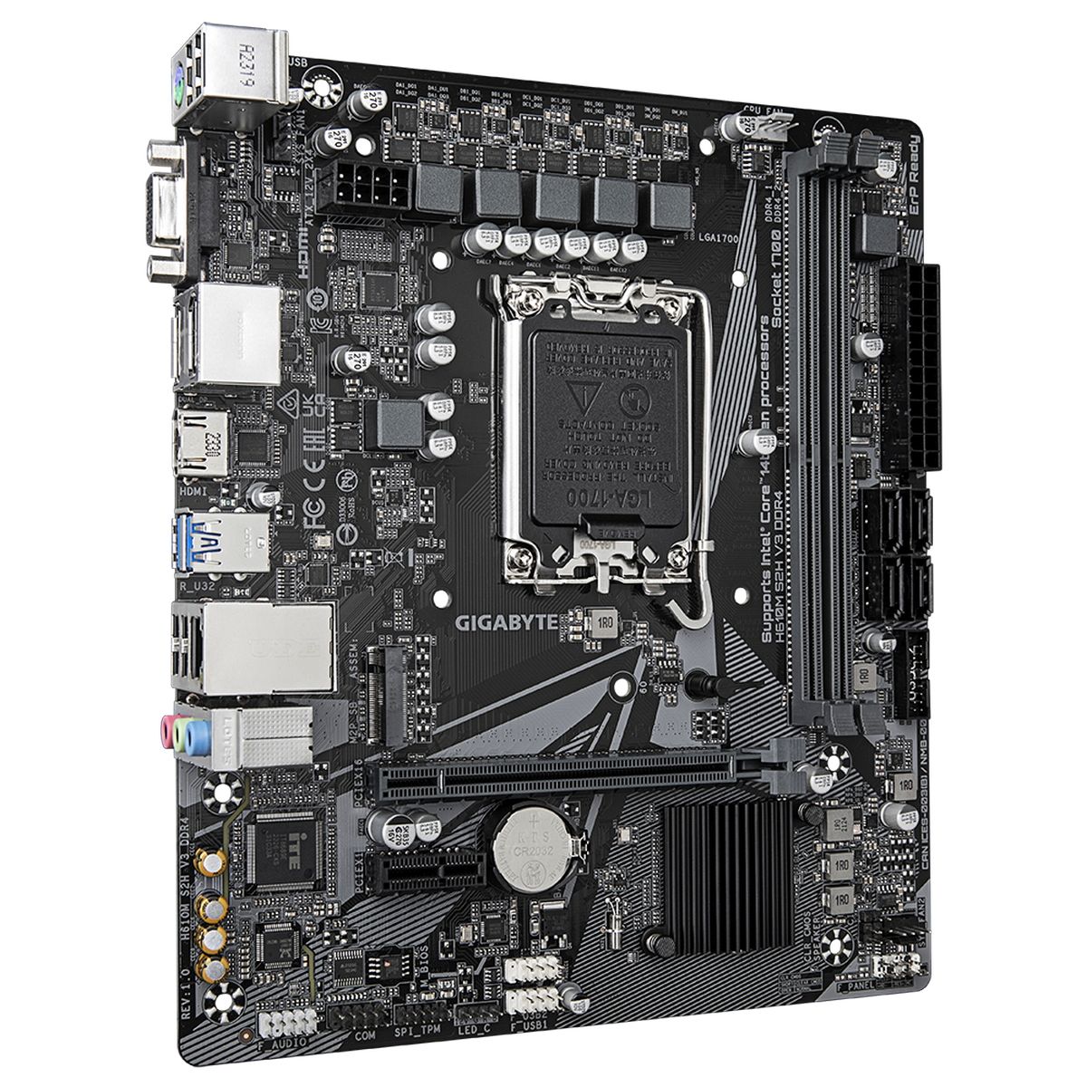 Материнская плата Gigabyte H610M S2H V3 DDR4, RTL