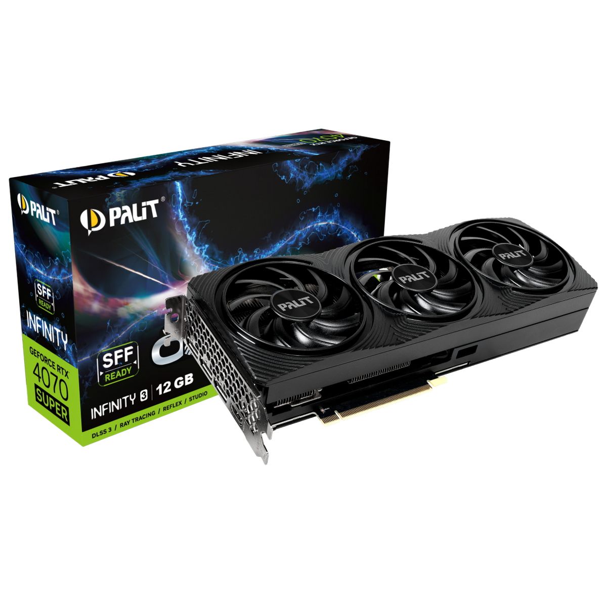 Видеокарта Palit RTX4070 SUPER INFINITY 3 OC 12GB GDDR6X