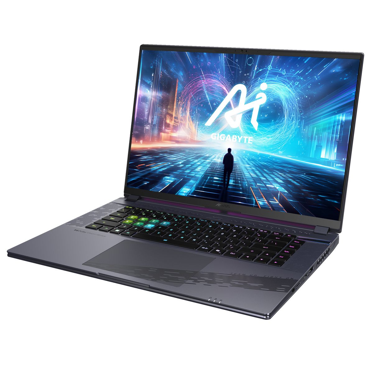 Ноутбук AORUS 16X ASG Intel Core i7-14650HX 16Gb/SSD1Tb/RTX 4070 8Gb/16"/IPS/QHD+/165Hz/Win11/Grey (ASG-53KZC54SH)