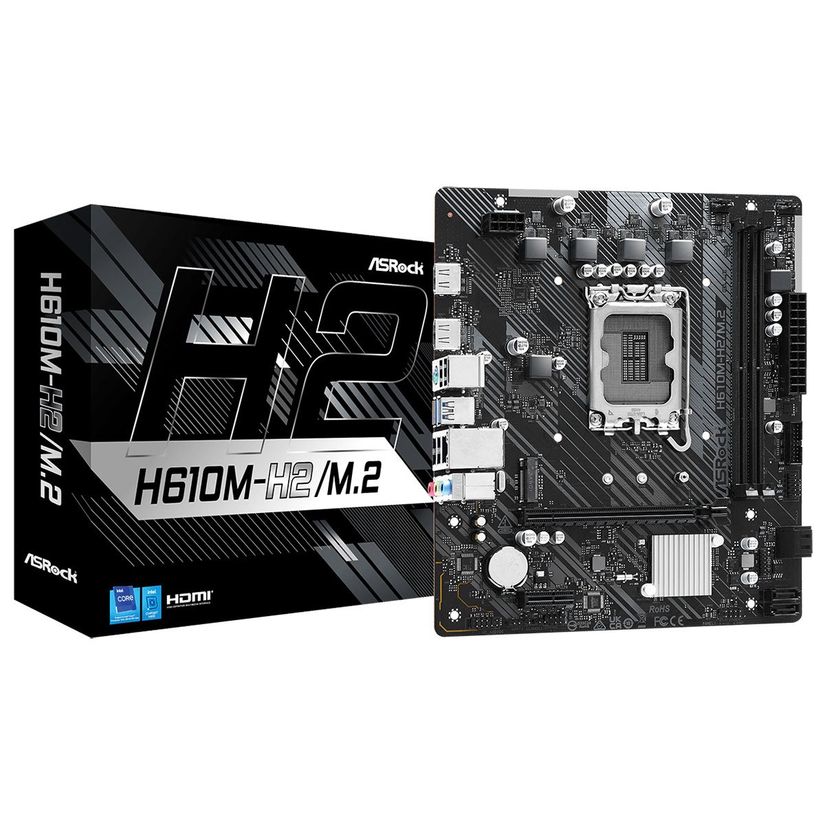 Материнская плата ASRock H610M-H2/M.2, RTL