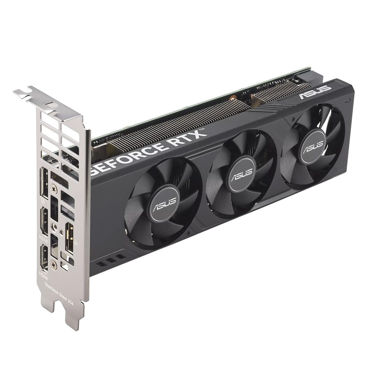 Видеокарта ASUS RTX4060 LP BRK OC 8GB GDDR6 128bit 2xDP 2xHDMI 3FAN RTL [RTX4060-O8G-LP-BRK]