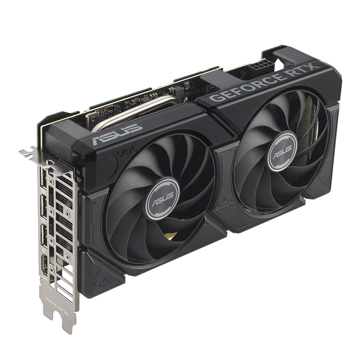 Видеокарта ASUS RTX4060Ti EVO OC 16GB GDDR6 128bit 3xDP HDMI 2FAN RTL [DUAL-RTX4060TI-O16G-EVO] (721215)