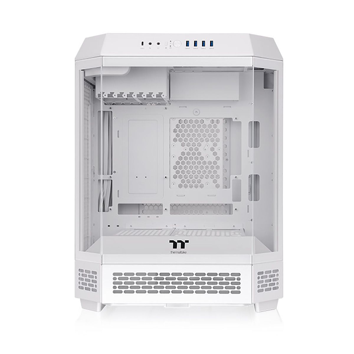 Корпус Thermaltake CA-1Z1-00M6WN-00 Win/SPCC/Tempered Glass*3/CT140 White Fan*2/Color Box/With Screen Metal Panel