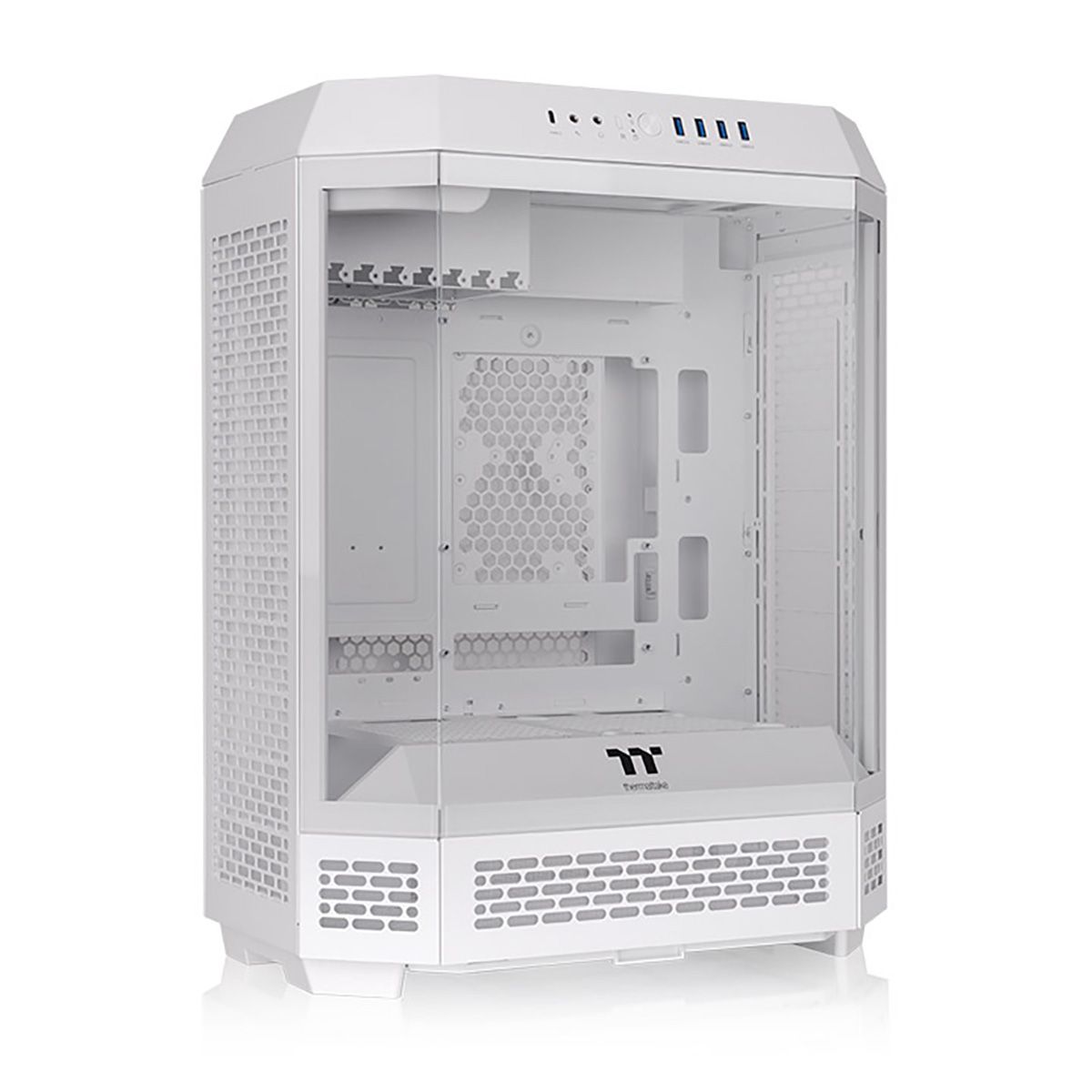 Корпус Thermaltake CA-1Z1-00M6WN-00 Win/SPCC/Tempered Glass*3/CT140 White Fan*2/Color Box/With Screen Metal Panel