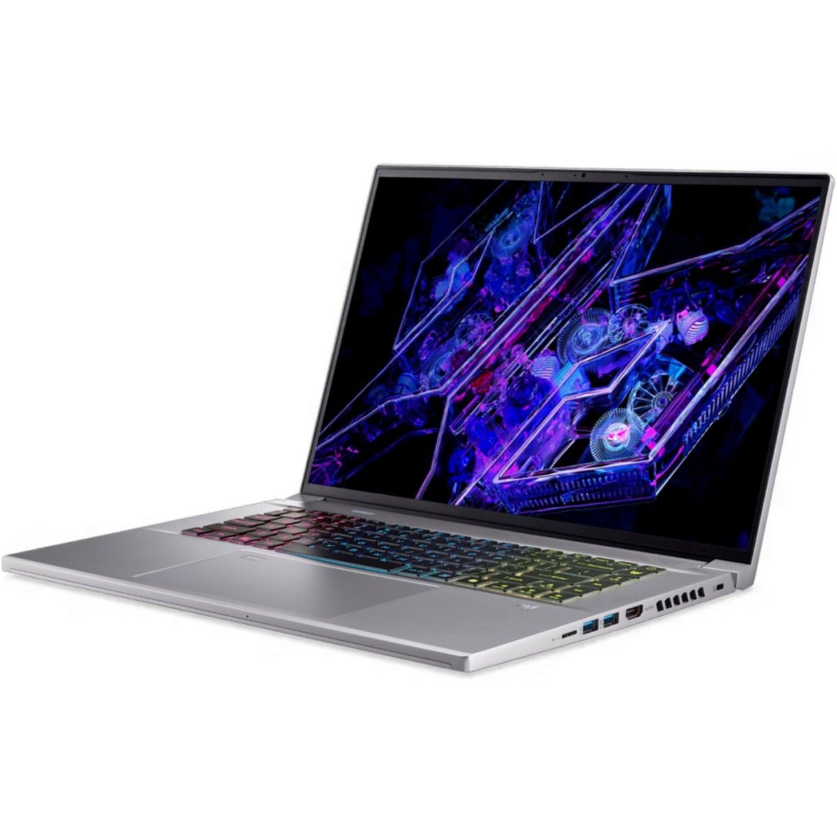 Ноутбук Acer Predator Triton Neo 16 PTN16-51-72K6 Intel Core Ultra 7 155H/16Gb/SSD1Tb/RTX4060 8Gb/16"/IPS/QHD+/240Hz/Win11/Silver (NH.QPNCD.002)