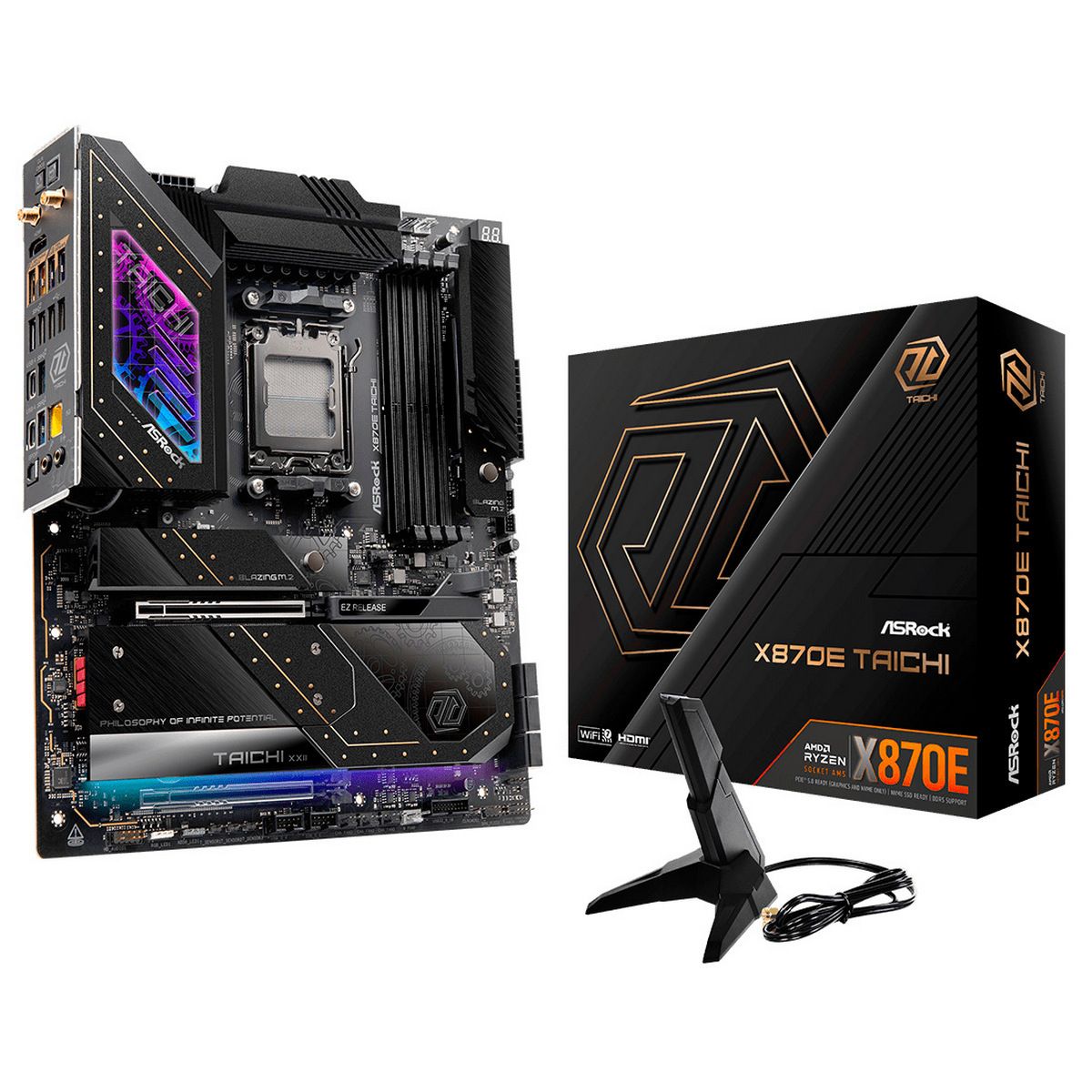 Материнская плата ASRock X870E TAICHI, AM5, E-ATX
