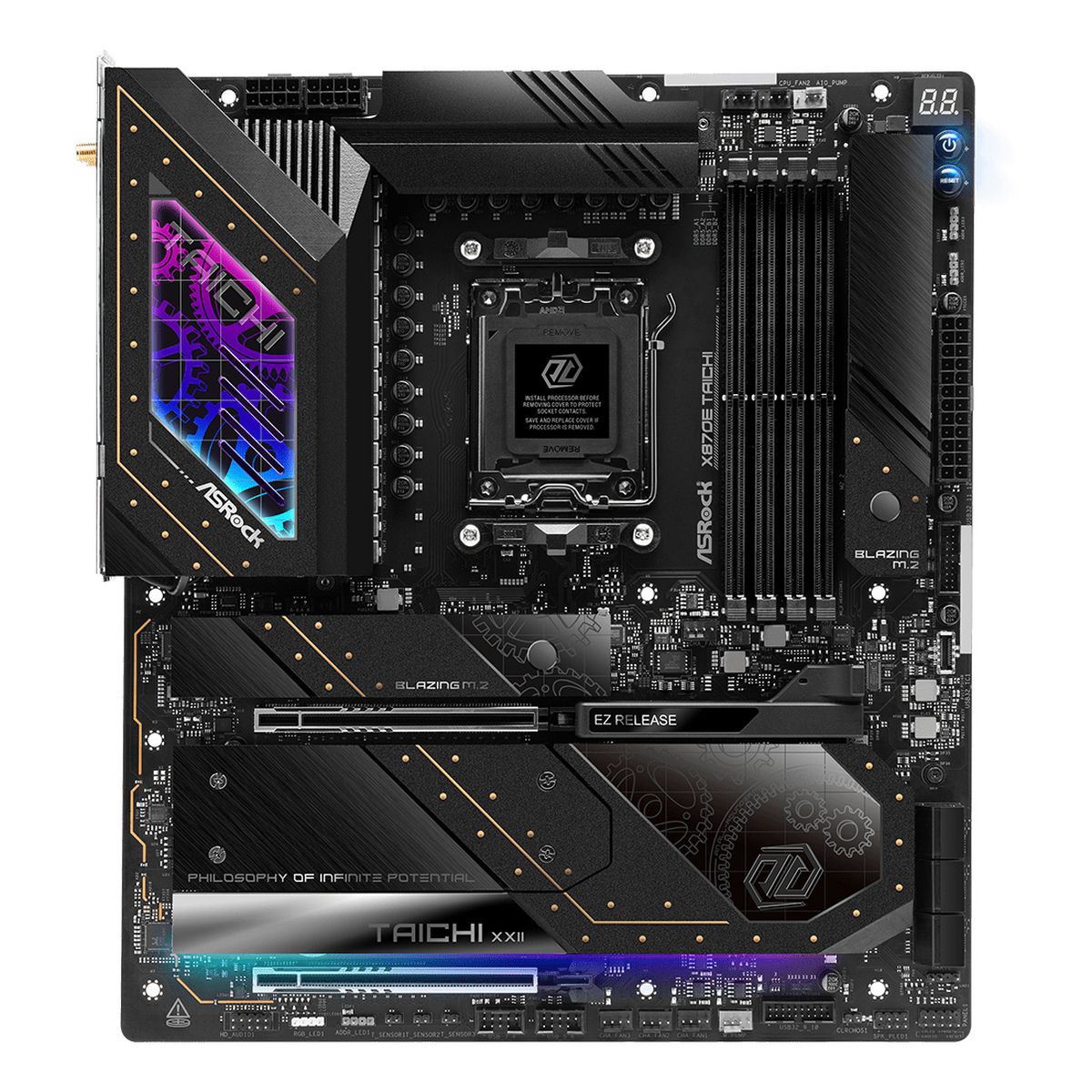 Материнская плата ASRock X870E TAICHI, AM5, E-ATX