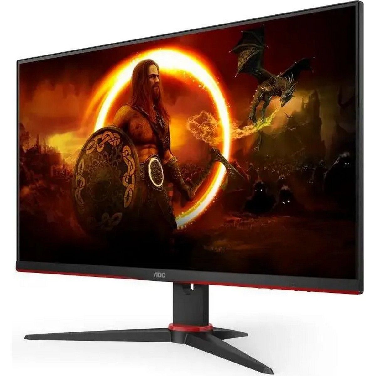 Монитор 23.8" AOC 24G2ZE Black+Cherry (IPS, nonGLARE, 240 Hz, 350 cd/m2, H178°/V178°, 1000:1, 80M:1, 16.7M, 0,5 ms, 2xHDMI, DP, Tilt, 3Y)