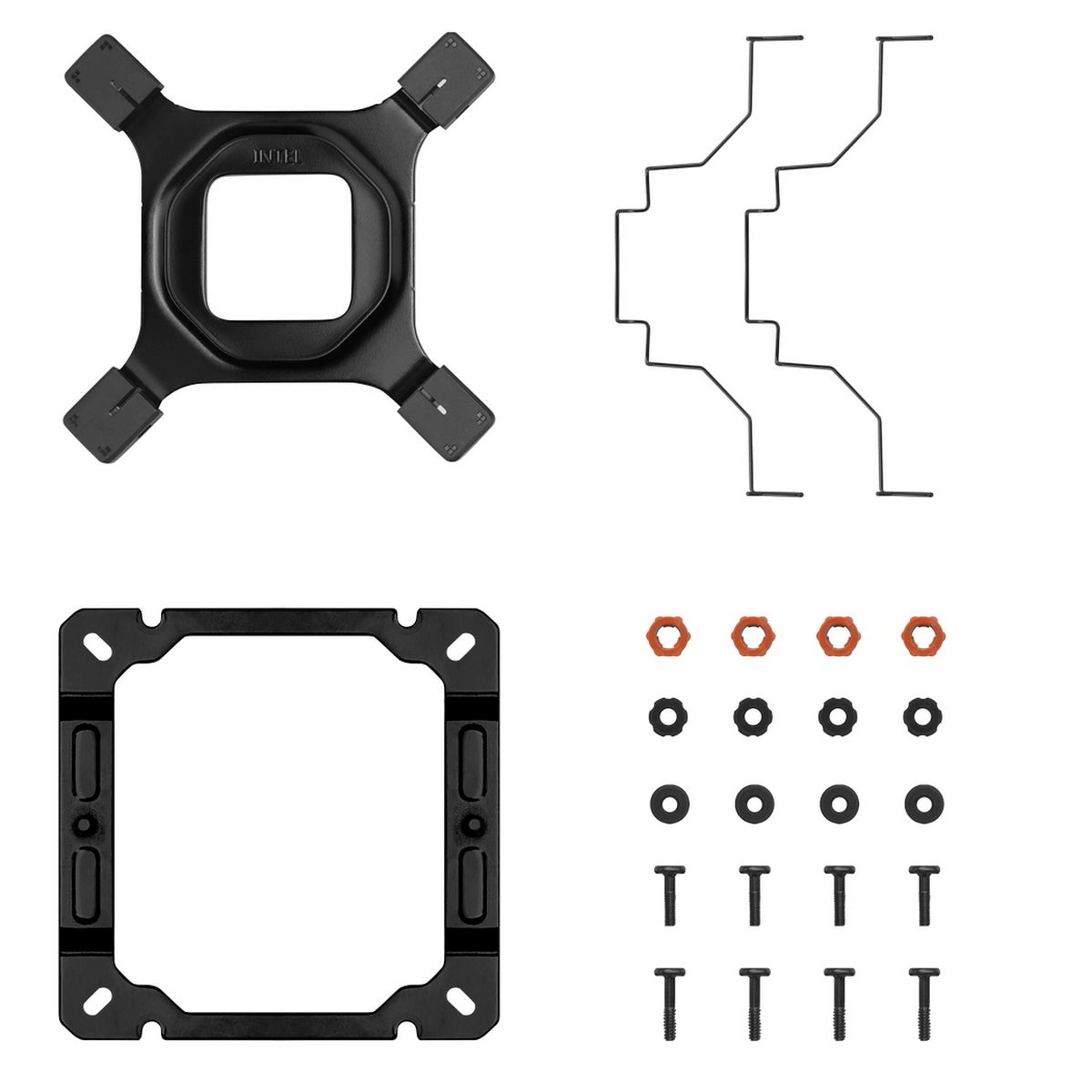 Вентилятор Deepcool AK400 ZERO DARK (Height 155mm, 6mm x 4pcs, Fan 120mm, 500;1850RPM ±10%, < 29 dB(A), 4-pin PWM, TDP 220W, Al+Cu, Screw, Socket AMD AM5/AM4, Intel LGA1700/1200/115x) (727804)