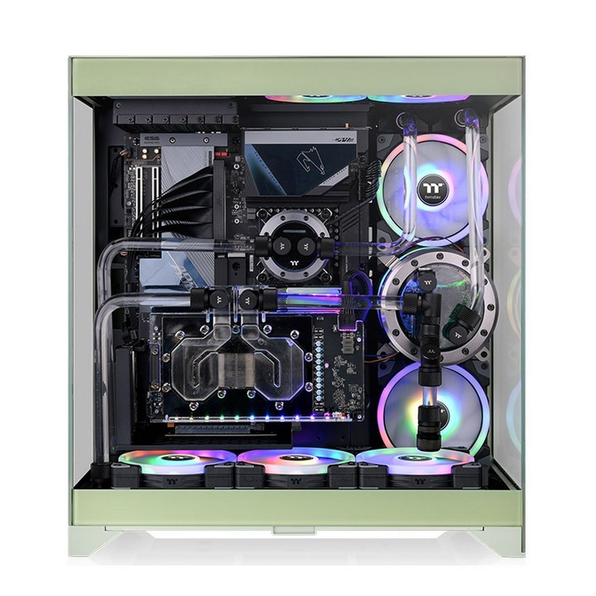 Корпус Thermaltake CTE E550 TG Matcha Green (CA-1Z8-00MEWN-00)