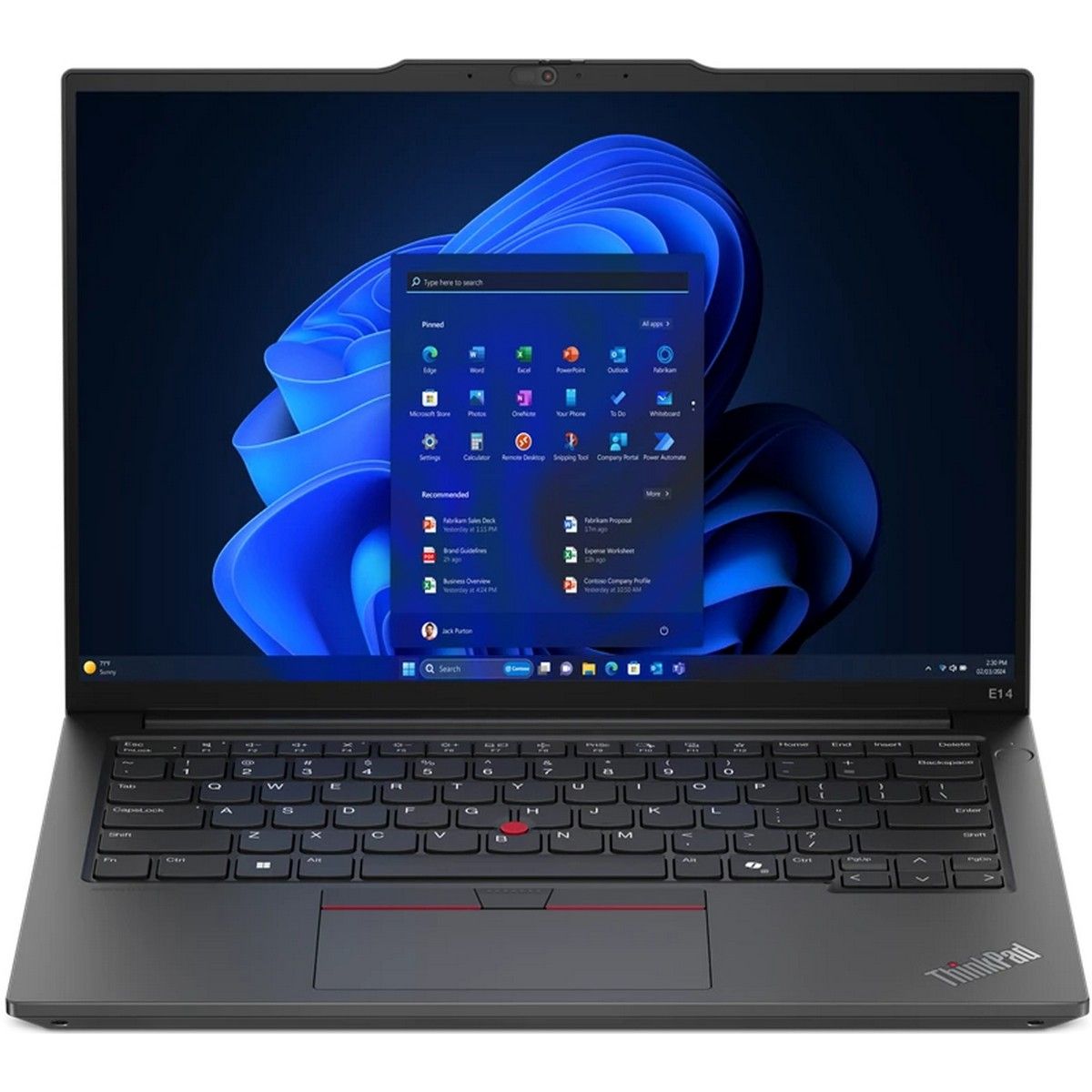 Ноутбук Lenovo ThinkPad E14 Gen 6 Intel Core Ultra 7 155H/16Gb/SSD1Tb/14"/IPS/WUXGA/60Hz/Win11Pro/Black (21M7002WRT)