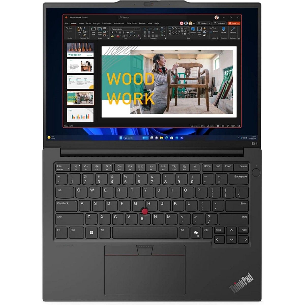 Ноутбук Lenovo ThinkPad E14 Gen 6 Intel Core Ultra 7 155H/16Gb/SSD1Tb/14"/IPS/WUXGA/60Hz/Win11Pro/Black (21M7002WRT)