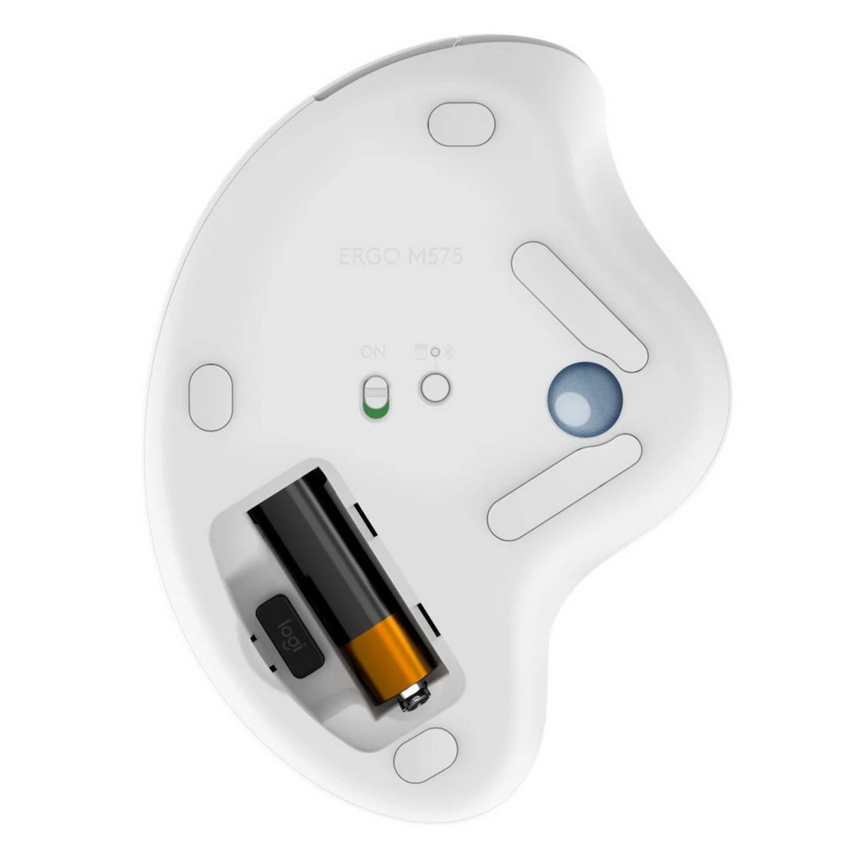 Мышь Logitech ERGO M575 Wireless Trackball Off-White