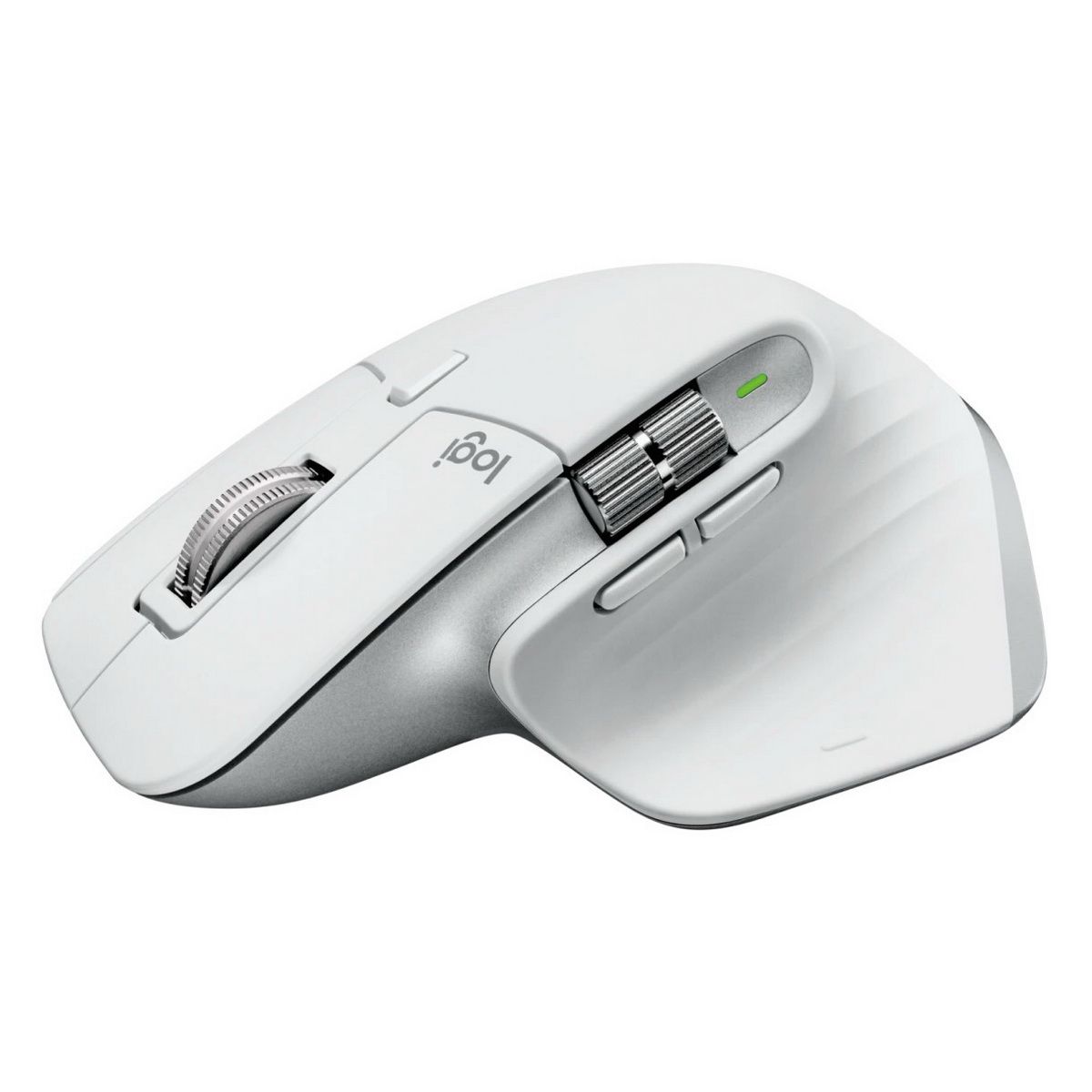 Мышь Logitech Мышь беспроводная Logitech MX Master 3S Pale Grey серая, 200-8000 dpi (Darkfield high precision), Bluetooth+2.4 GHz USB-ресивер (Logitech Unifying®), 7 кнопок, перезаряжаемая литий-полимерная батарея (500 мА·ч)