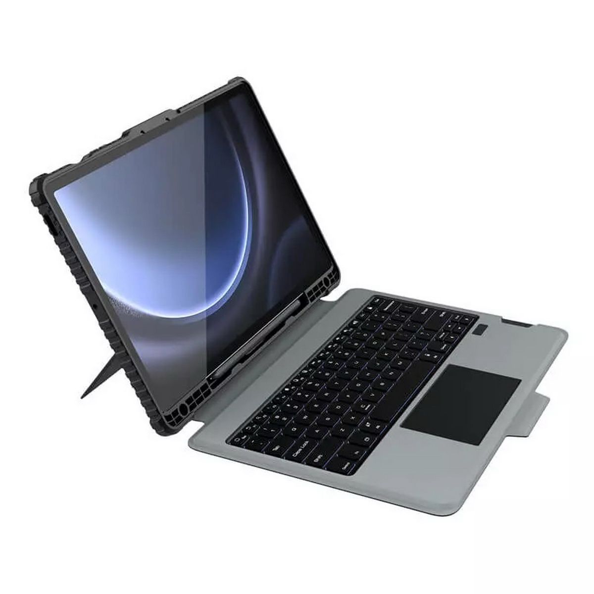 Чехол Bumper Combo Keyboard Case Backlit Version, Black, (Samsung SAM Tab S9 FE+)