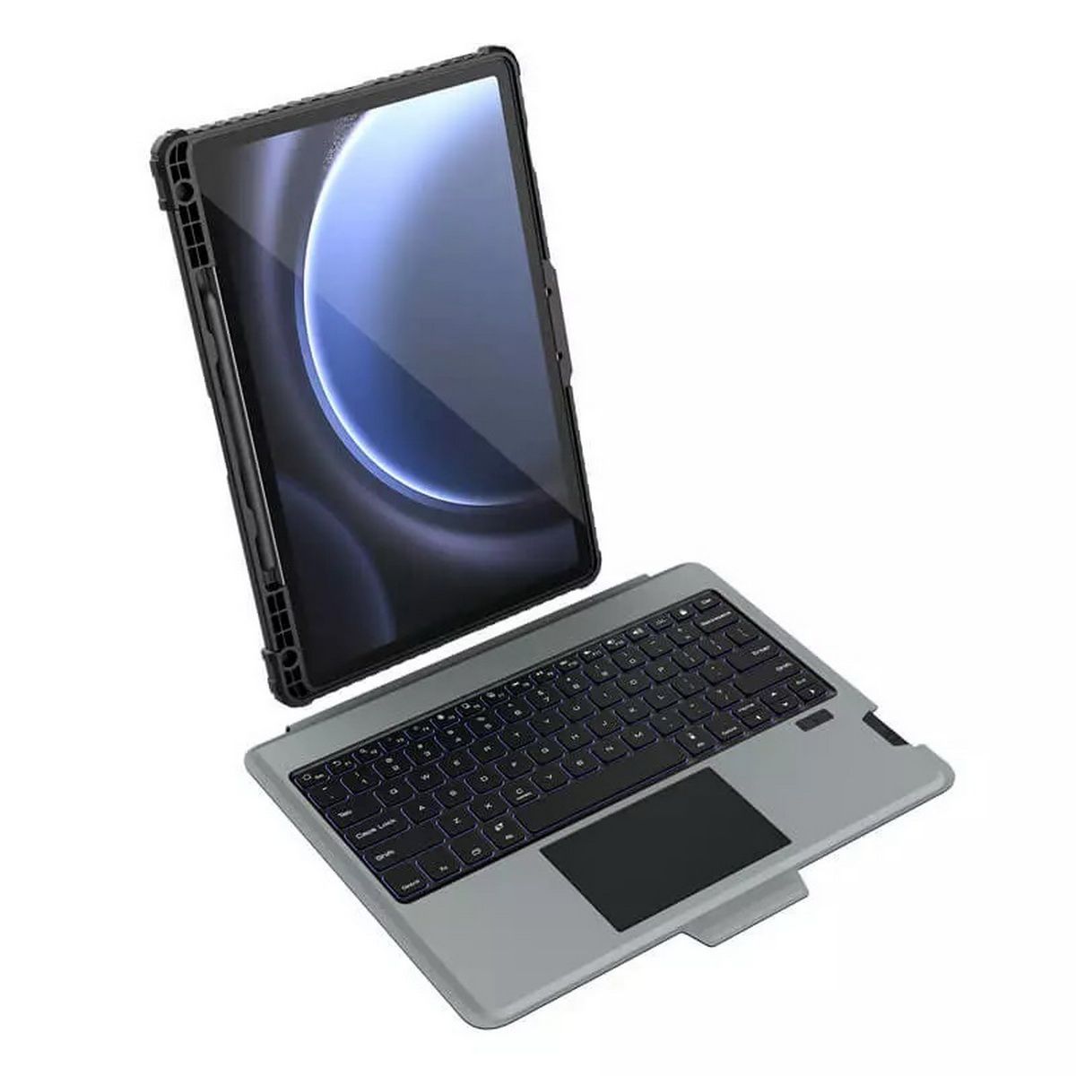 Чехол Bumper Combo Keyboard Case Backlit Version, Black, (Samsung SAM Tab S9 FE+)