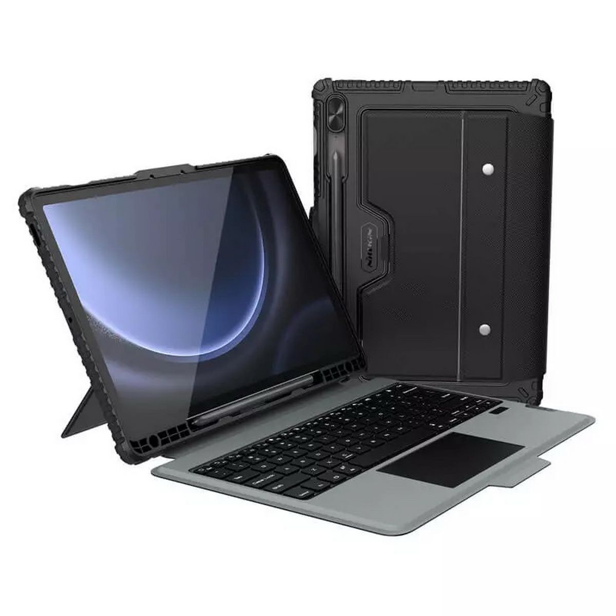 Чехол Bumper Combo Keyboard Case Backlit Version, Black, (Samsung SAM Tab S9 FE+)