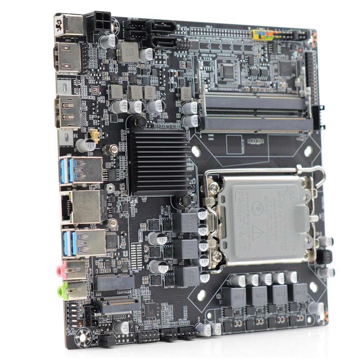 Материнская плата Afox AFH610-MI-V2 LGA1700 mini-ITX 2xDDR4L M.2 DP HDMI