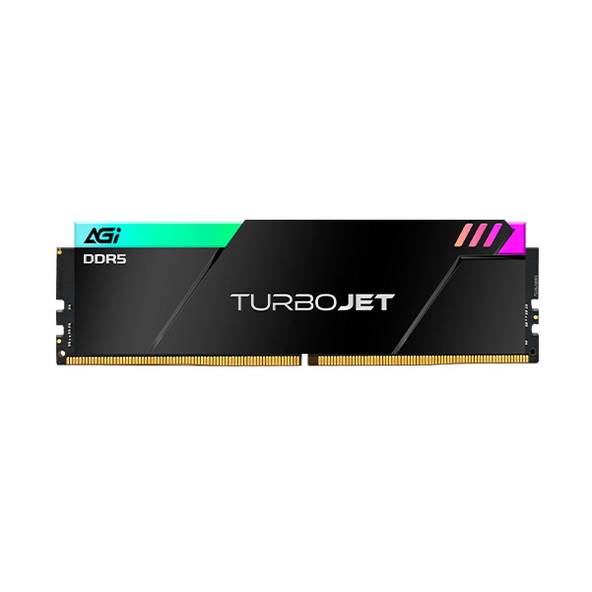 Модуль памяти AGI 32GB DDR5 8000MHz OC UDIMM CL38, kit 16gb*2, HEATSINK- Turbojet+RGB lightbar