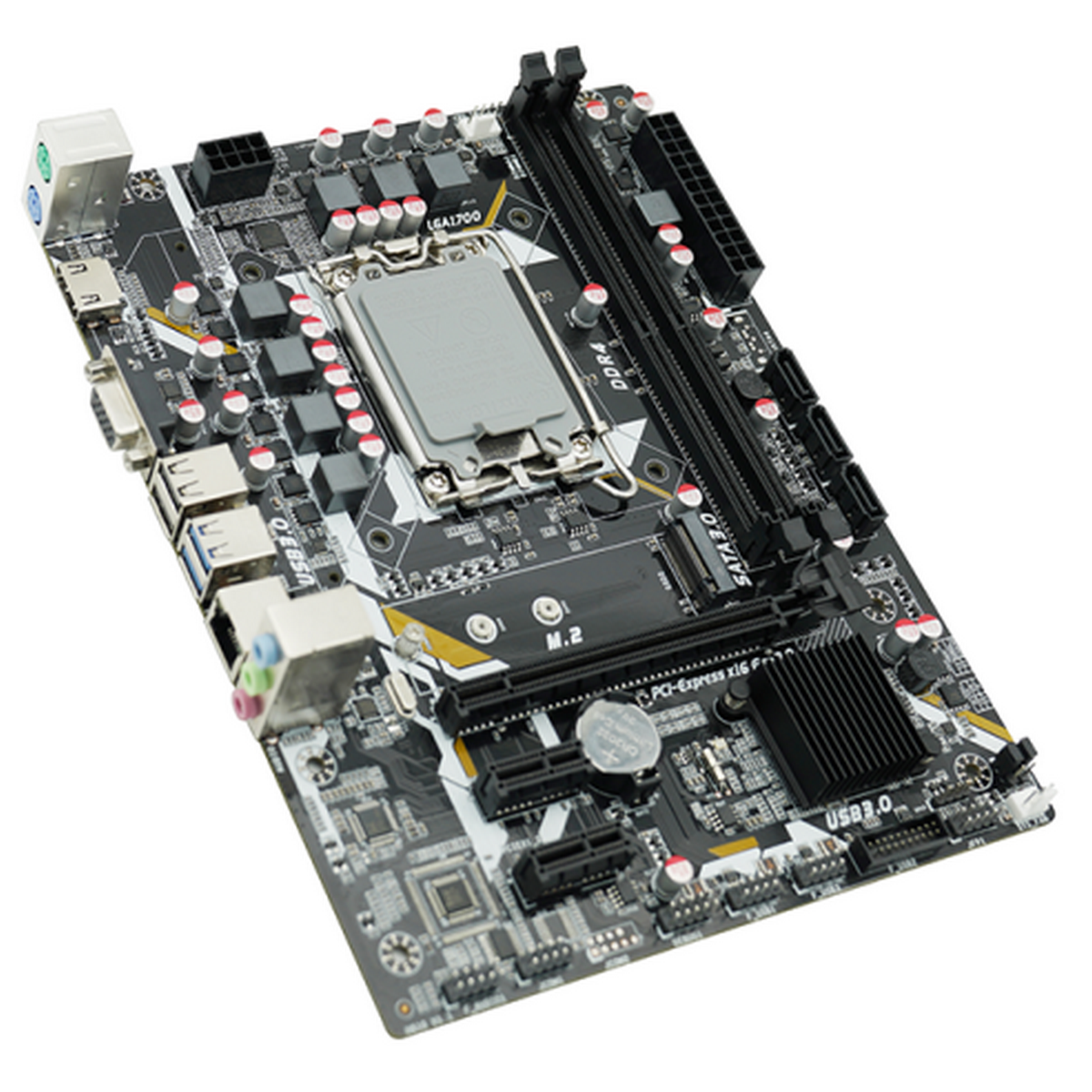 Материнская плата Afox IH610D4-MA5-V2 Motherboard H610 giga lan Micro-ATX