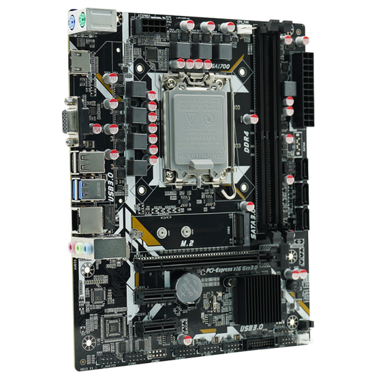 Материнская плата Afox IH610D4-MA5-V2 Motherboard H610 giga lan Micro-ATX