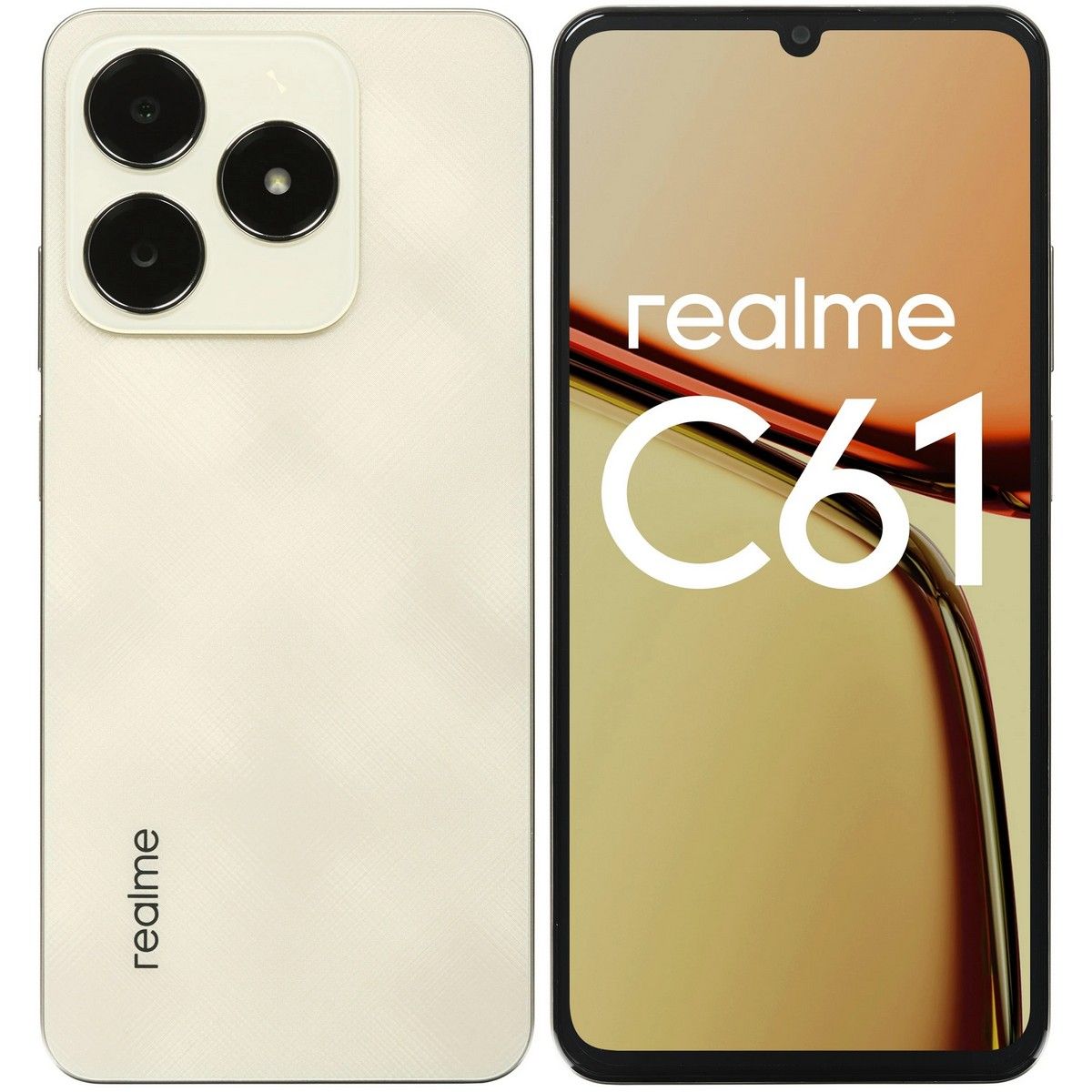 Смартфон Realme Rmx3930 C61 8+256 Гб Цвет Золотой