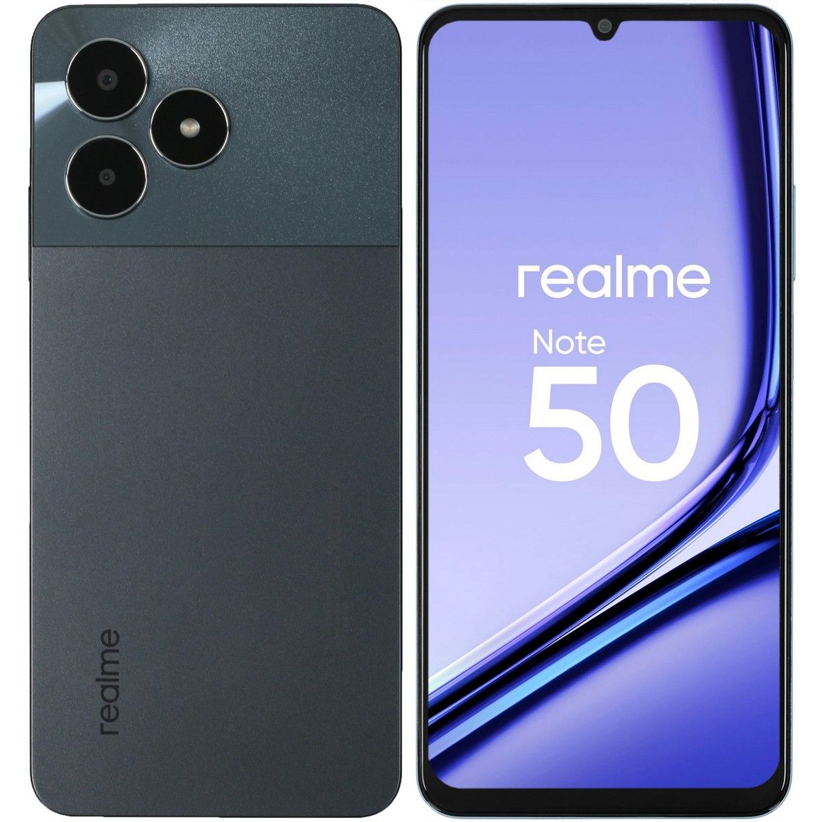 Смартфон Realme Rmx3834 Note 50 4+128 Гб Цвет Полуночный Черный Black