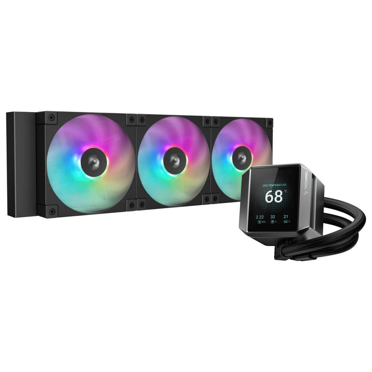 Жидкостная система охлаждения Deepcool MYSTIQUE 360 ARGB R-LX750-BKADSNC-G-1