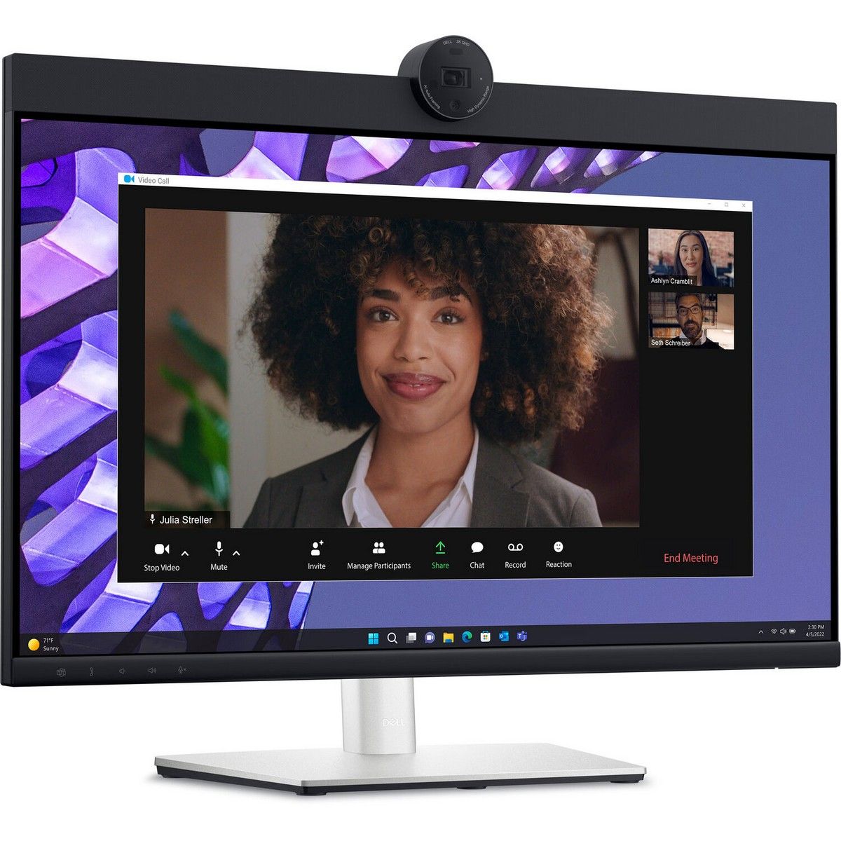 Монитор 23.8" DELL P2424HEB Black (IPS LED 16:9 HDMI M/M Cam матовый HAS Piv 250 кд/м2 178/178 1920x1080 60 Гц DP FHD USB)