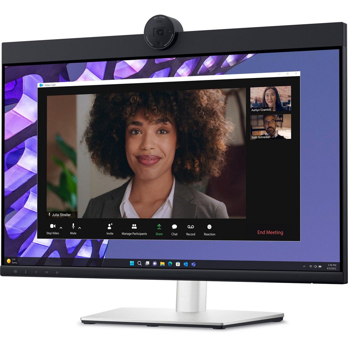 Монитор 23.8" DELL P2424HEB Black (IPS LED 16:9 HDMI M/M Cam матовый HAS Piv 250 кд/м2 178/178 1920x1080 60 Гц DP FHD USB)