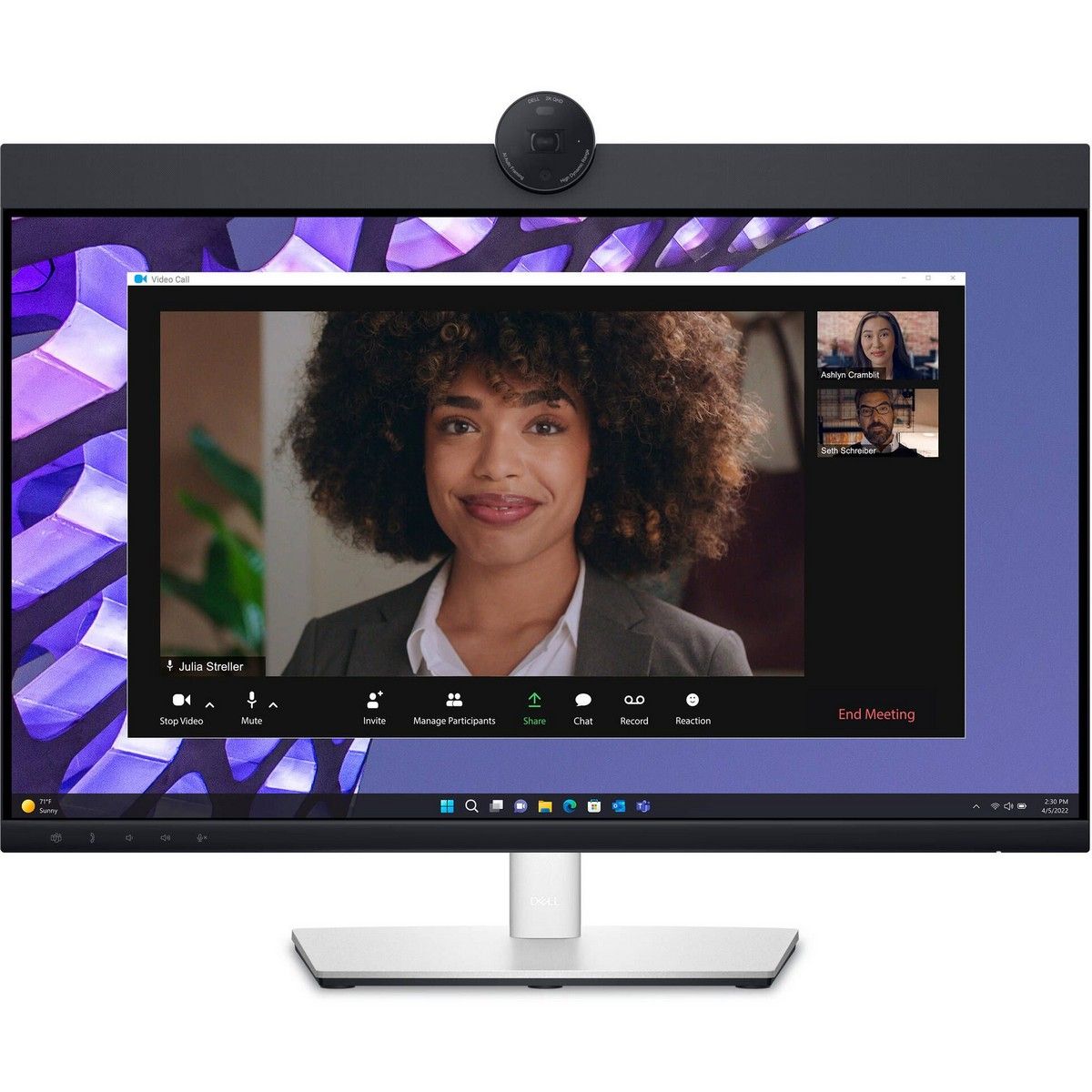 Монитор 23.8" DELL P2424HEB Black (IPS LED 16:9 HDMI M/M Cam матовый HAS Piv 250 кд/м2 178/178 1920x1080 60 Гц DP FHD USB)