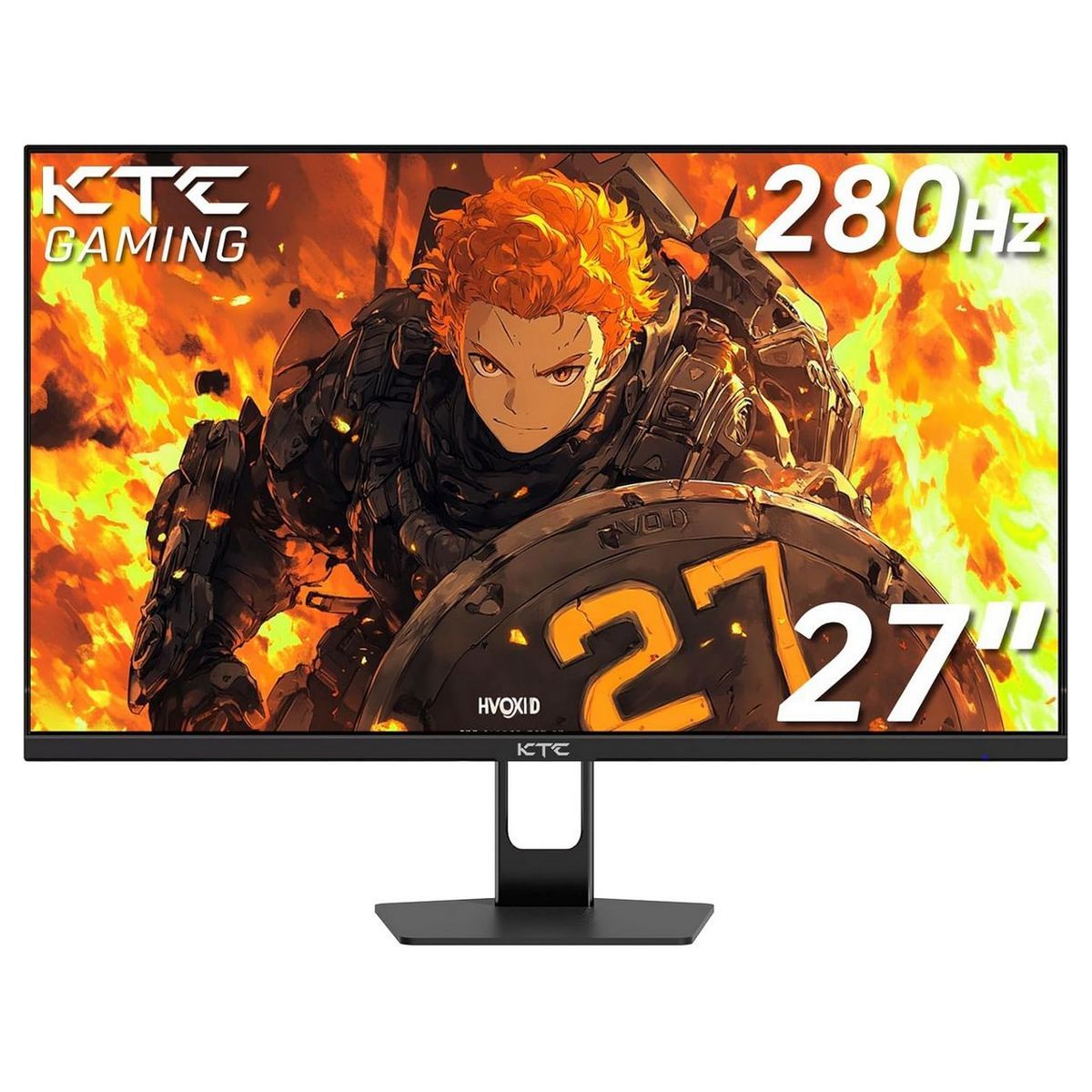 Монитор 27" KTC H27E22P Black (HVA, 1920x1080, HDMI+HDMI+DP, USB, 1 ms, 178°/178°, 350 cd/m, 3000:1, 280Hz, FreeSync/G-Sync, Pivot)