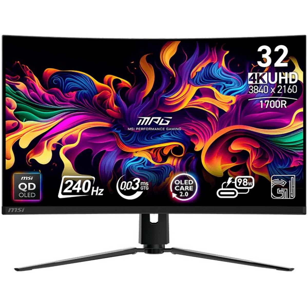 Монитор 31.5" MSI MPG 321CURX QD-OLED Black