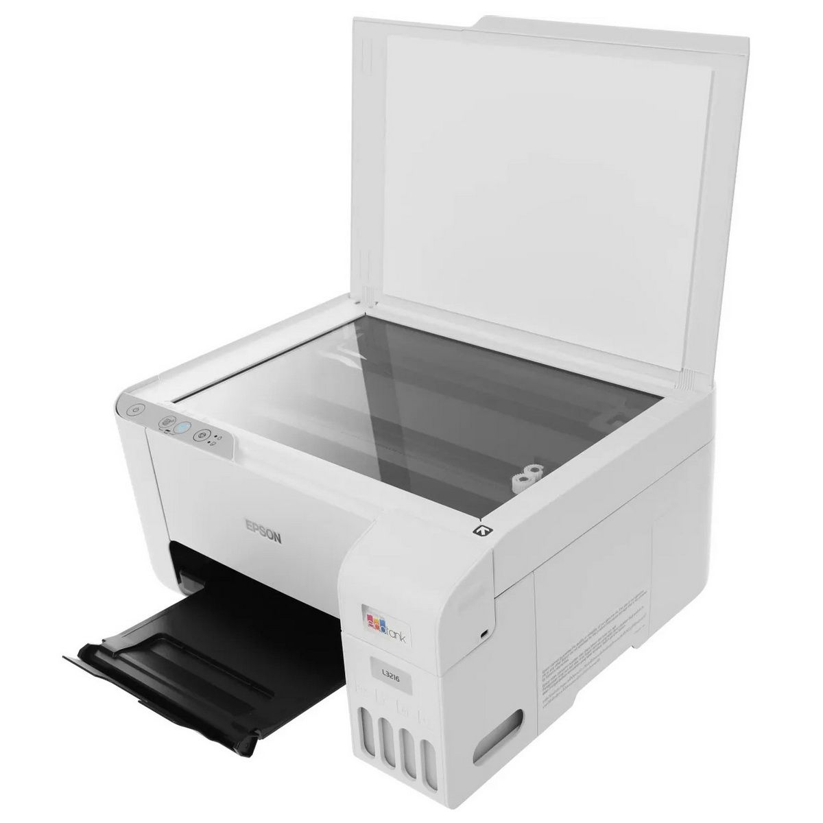 Epson L3216 (МФУ струйное цветное P/S/C, A4, 5760x1440 dpi, 33 стр/мин, USB, СНПЧ, белый)