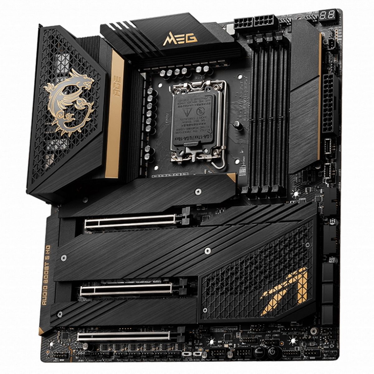 Материнская плата MSI MEG Z690 ACE, LGA1700, 4*DDR5, 3*PCIEx16, 5*M.2, 3*TypeC, 7*USB3.2Gen2, 4*USB3.2Gen1, 4*USB2.0, 6*SATA3.0, 2*2.5G, 2*THUNDERBOLT4, 2*miniDP, E-ATX, RTL