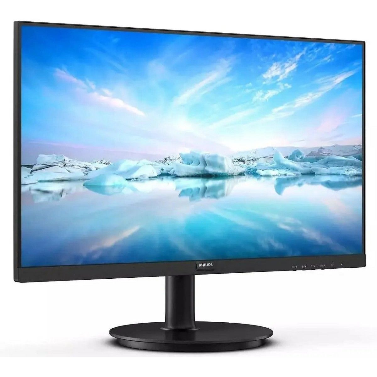 Монитор 27" PHILIPS 271V8B Black (IPS LED 4ms 16:9 HDMI, VGA матовая 1300:1 250cd 178гр/178гр 1920x1080 100Hz )